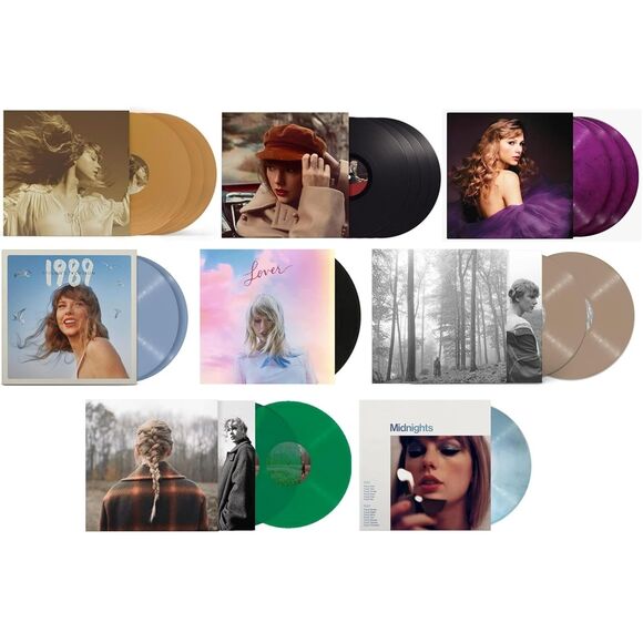 Taylor Swift Vinyl Record Collection Set Taylor's Version Colored
